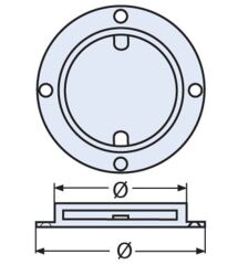 150cm, Güverte Kapağı, Paslanmaz