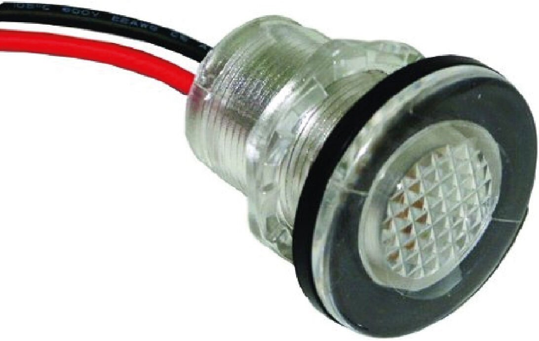 Yuvarlak Merdiven Lambası Beyaz/Mavi 12V