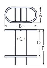 200mm Çift Usturmaça Tutucu