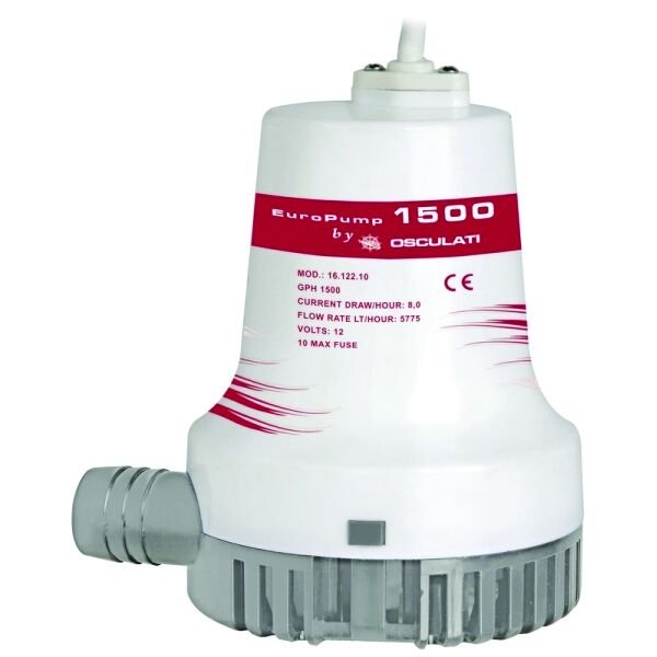 Europump II Sintine pompası 1500 Gph 12V
