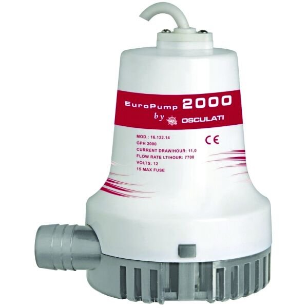 Europump II Sintine pompası 2000 Gph 12V