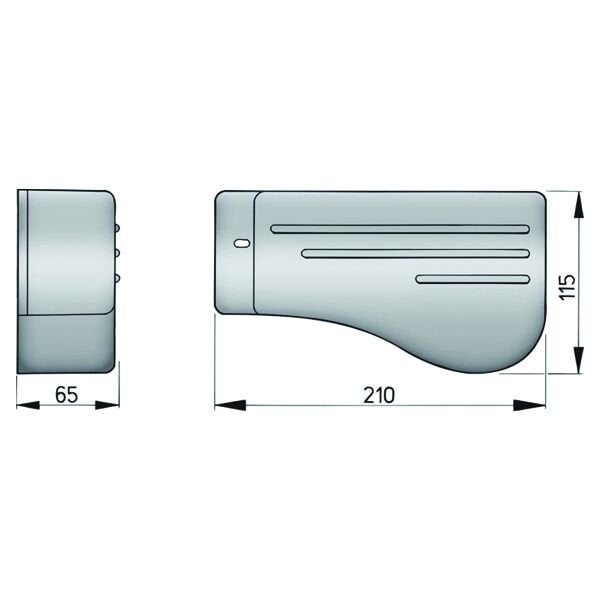 Vetus RWS tip silecek motorları için muhafaza