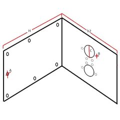 Dizel Isıtıcı için Paslanmaz  L Montaj Braketi
