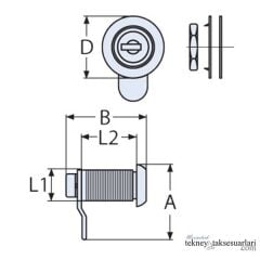 Paslanmaz Kilit Göbeği