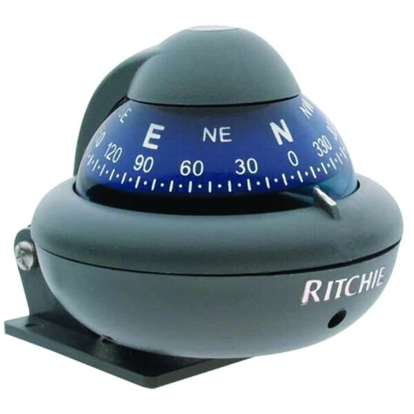 RitchieSport X-10 Mini Denizci Pusulası - Mavi Kadran - Aydınlatmalı ve Kompansatörlü