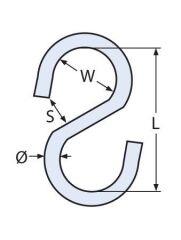 Paslanmaz S Kanca, Simetrik Çeşitleri