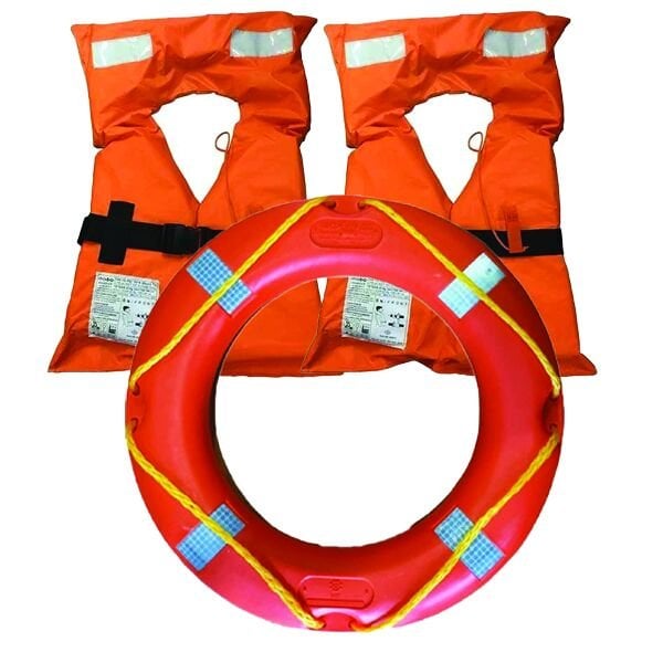 Can Simidi 2,5 kg 62 cm Solaslı 100N Sertifikalı Can Yeleği Takım