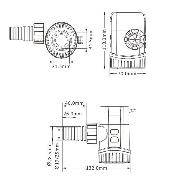 SEAFLO 13 B Serisi Otomatik Sintine Pompası - 800 GPH 12V