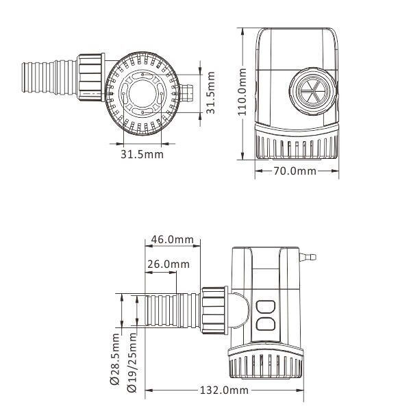 SEAFLO 13 B Serisi Otomatik Sintine Pompası - 800 GPH 12V