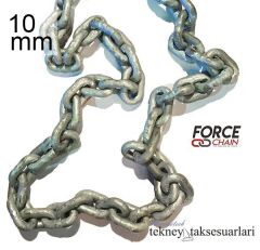 M10, 1 Metre Kalibre Zincir Galvaniz, DIN766, Tekne Irgat zinciri