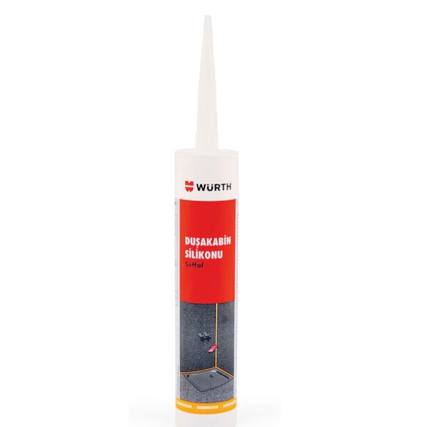 WÜRTH DUŞAKABİN SİLİKONU ŞEFFAF 310ML