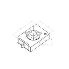 NAVY LOAD Tekli Set Üstü Ocak