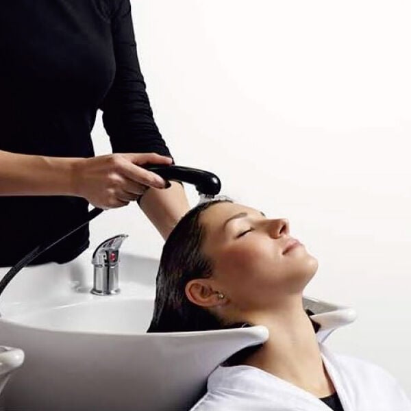 Profesyonel Kuaför ve Berber Salon Tipi Saç Yıkama Evye Bataryası Seti