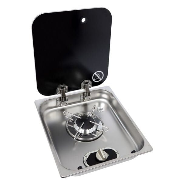 NAVY LOAD Cam Kapaklı Tekli Ocak