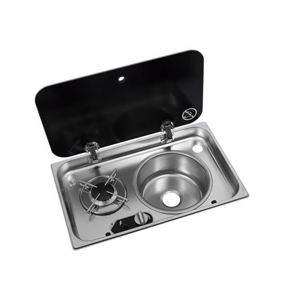 NAVY LOAD Cam Kapaklı Ocak Evye