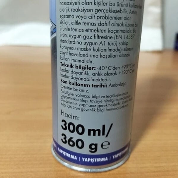 WÜRTH YAPIŞTIRICI-SIZDIRMAZ SİYAH 300ML