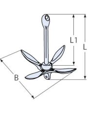 316 Kalite Paslanmaz Şemsiye Çapa Çeşitleri
