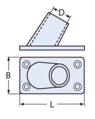25mm 60' Vardavela, Korkuluk Boru Ayağı