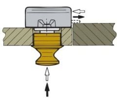 Vetus gömme kulplu kilit