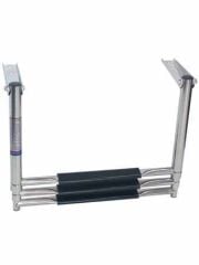 3 Basamaklı Geniş Teleskopik Merdiven  316 Kalite