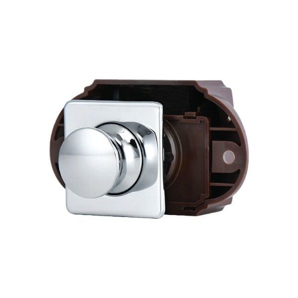 DOLAP KULBU BASMALI KARE KROM KAPLI 28MM