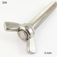 M5 Paslanmaz Kelebek Civata Çeşitleri DIN316