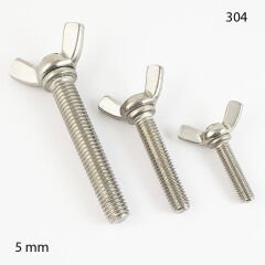 M5 Paslanmaz Kelebek Civata Çeşitleri DIN316