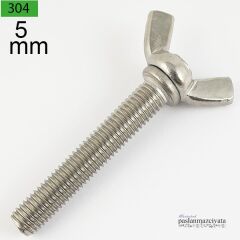 M5 Paslanmaz Kelebek Civata Çeşitleri DIN316