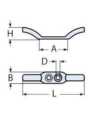 Bayrak direği için Paslanmaz Koç boynuzu Çeşitleri