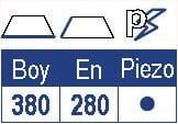 Smev 2000 serisi çift gözlü, gazlı, gömme ocak