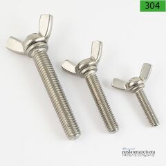 M8 Paslanmaz Kelebek Civata Çeşitleri DIN316