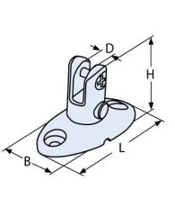 Sağ/sol dönerli - Sökülebilir Tente Ayağı