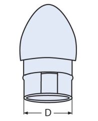 BORU SONU KAPAĞI ÇAP:30MM