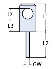 25mm Tutamak Boru Geçişi