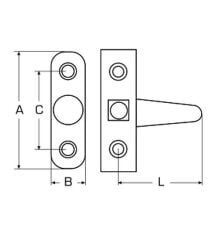 Kapı Mandalı - Kilitli