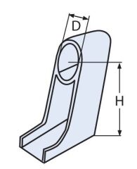 BORU GEÇİŞ 60 DERECE ÇAP:22MM X 38MM