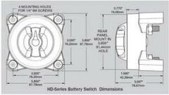 Blue Sea Systems akü şalteri