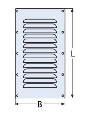 127 X 228 mm Havalandırma