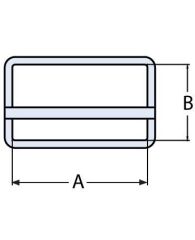 25mm, Paslanmaz Kayış Tokası