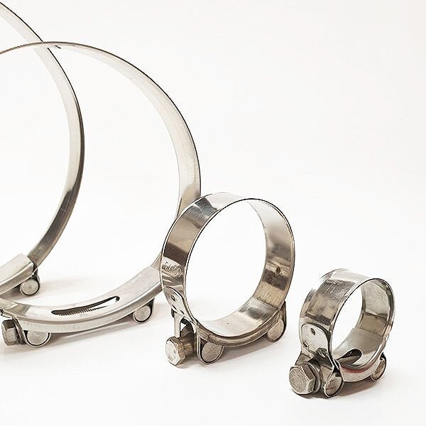 Paslanmaz W4 Takviyeli, Ağır Hizmet Hortum Kelepçe Çeşitleri