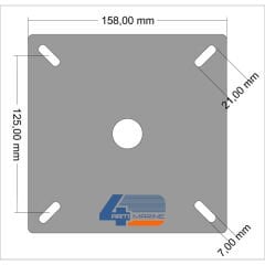 360 DERECE DÖNER KOLTUK BRAKETİ
