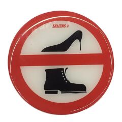 Silikon Etiket Ayakkabı ile Girilmez