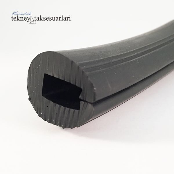 Tekne kenar, Küpeşte Fitili, Lastiği, Siyah