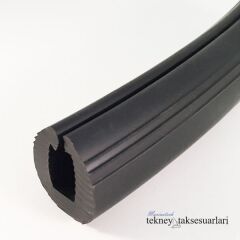 Tekne kenar, Küpeşte Fitili, Lastiği, Siyah