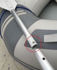 Boru için düğme Kilit, Paslanmaz