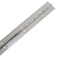 1020 x 27 x 1mm, Paslanmaz Şerit Menteşe,  Boy Menteşe