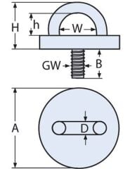 Paslanmaz Yuvarlak Taban Mapa, Civatalı Çeşitleri