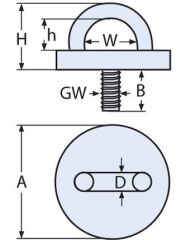 Paslanmaz Yuvarlak Taban Mapa, Civatalı Çeşitleri