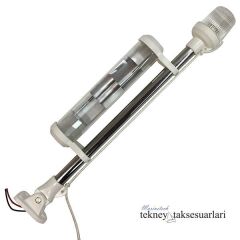 ÇIPA FENERLİ REFLEKTÖRLÜ BAYRAK DİREĞİ 40 CM