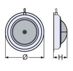 Paslanamaz İç Aydınlatma Kırmızı/Beyaz